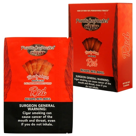 Fronto Leaf Master | 5 Wraps x 8 Pouches | Multiple Flavor Option ...